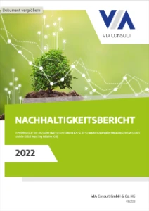 VIA Nachhaltigkeitsbericht 2022